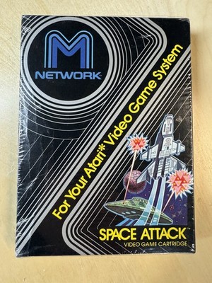 Space Attack (Atari 2600, 1982) M Network Game Cartridge - CIB -  New - Sealed