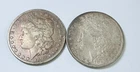 MORGAN SILVER DOLLARS LOT OF 2, 1881-S &1882 90% SILVER FREE SHIPPING #8886