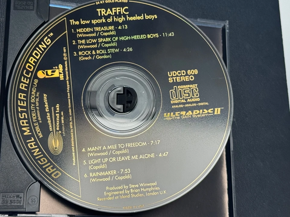 MFSL-Gold-CD: Traffic - The low spark of high heeled boys - UDCD 609 - Bild 3 von 3