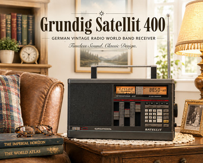 GRUNDIG SATELLIT 400  RaRe  Vintage Radio World Band Receiver