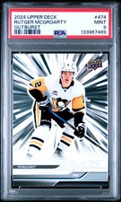 Upper Deck Young Guns Outburst Rutger McGroarty PSA 9 Penguins
