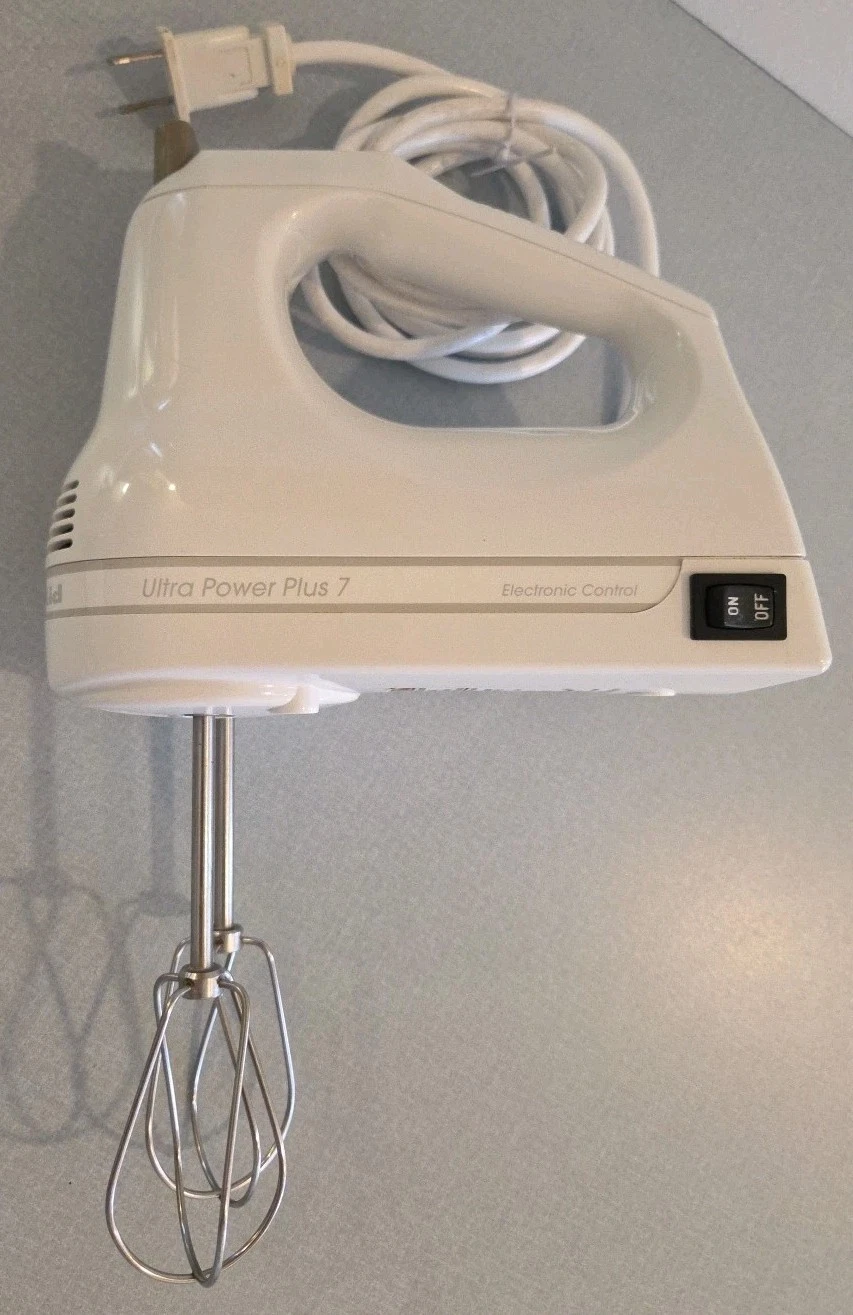KitchenAid Ultra Power Plus 7 Hand Mixer, With Beaters, Tested & Working
Opens in a new window or ta