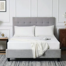 Linen Sheet Queen Size Linen Fitted Sheet 100% French Flax with 16 Inch Deep ...