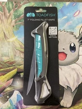 Toadfish 1029 Stowaway Folding Fillet Knife W/built-in Carabiner - 7"