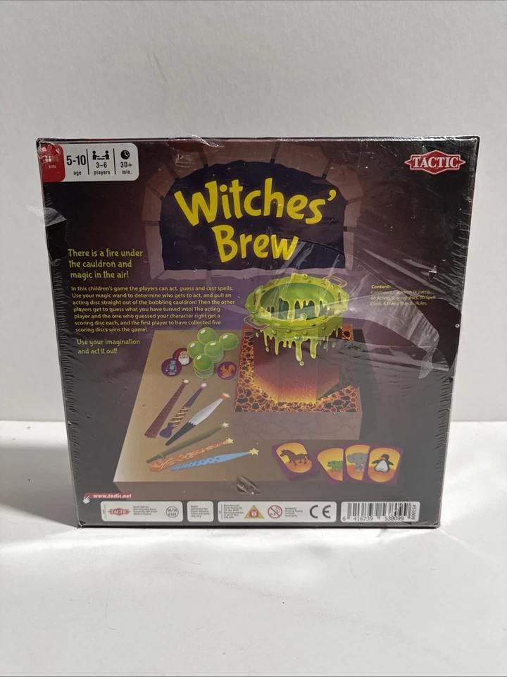 Witches' Brew 儿童游戏 ~ 适合万圣节 ~ 5-10 岁 ~ 3-6 名玩家 — 第 2/2 张图片