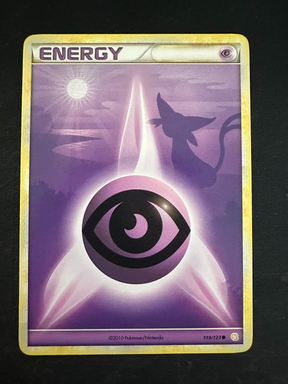 Psychic Energy 119/123 HGSS Heartgold & Soulsilver Base Set Pokemon Card LP
