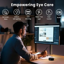 Quntis Computer Monitor Lamp, Screen Monitor Light Bar for Eye Caring, USB