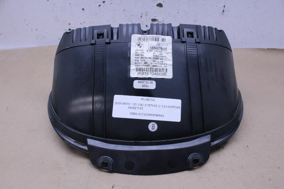 Cuadro de instrumentos velocímetro BMW 135i Speedo 2008-2013 OEM usado Foto 4 de 4