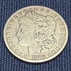 1879 Morgan Silver Dollar, 90% Silver, VG, San Francisco Mint #537 No mint mark