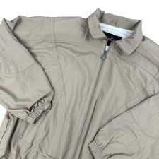 Vintage SET Kaelin Womens Beige Full Zip Jacket Athletic Windbreaker Pants XL