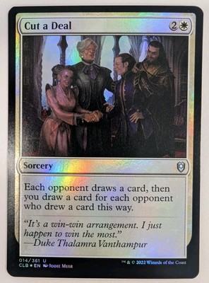Cut a Deal Commander Legends: Battle for Baldur's Gate Foil