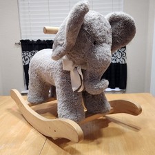 Large 25 Pottery Barn Kids Elephant ROCKER Plush Nursery ANTHONY