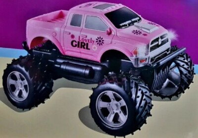 Monster Truck Buggy Rechargeable Remote Control Car Toys LED Girls