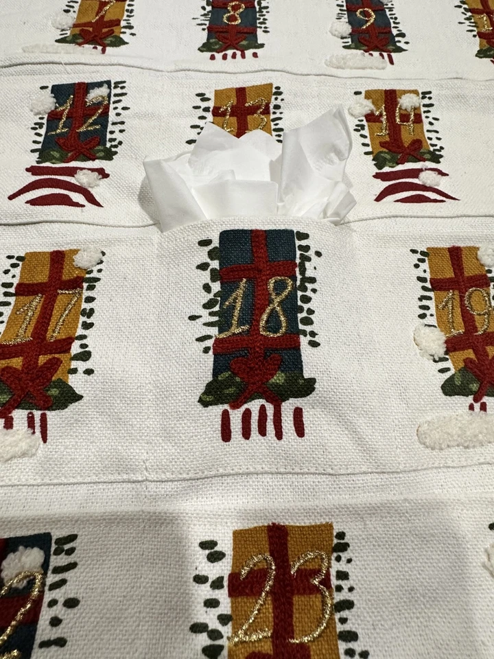Fabric Village Countdown Advent Calendar 18"x30" - Threshold - Image 2 of 2