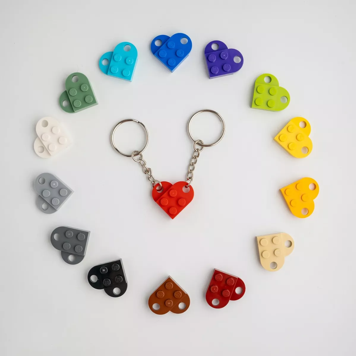 Lego 2024 heart keychain