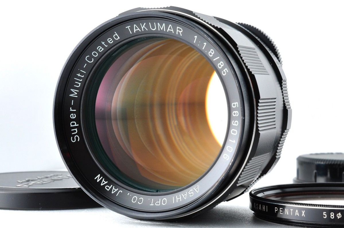 Asahi Pentax SMC Takumar 85mm F1.8ペンタックス Pentax SMC Takumar 85mm F1.8 Telephoto Prime Lens M42