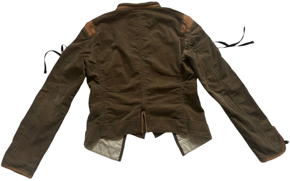 Veste Marron Marithé + François Girbaud – Taille 40, Style Destructuré – Occasion En Très Bon état