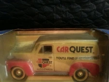 1952 Car Quest  Chevy Panel Delivery Lockable Collectors Bank Die Cast Metal