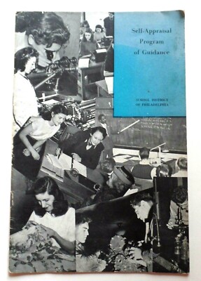 Vintage Self-Appraisal Program of Guidance 1950 School District of Philadelphia
