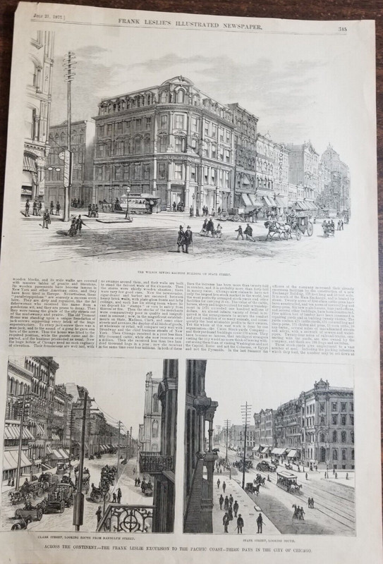 [#2227] Three Days in the City of Chicago(1877-Frank Leslie's)
