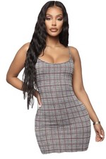Fashion Nova Plaid Mini Dress