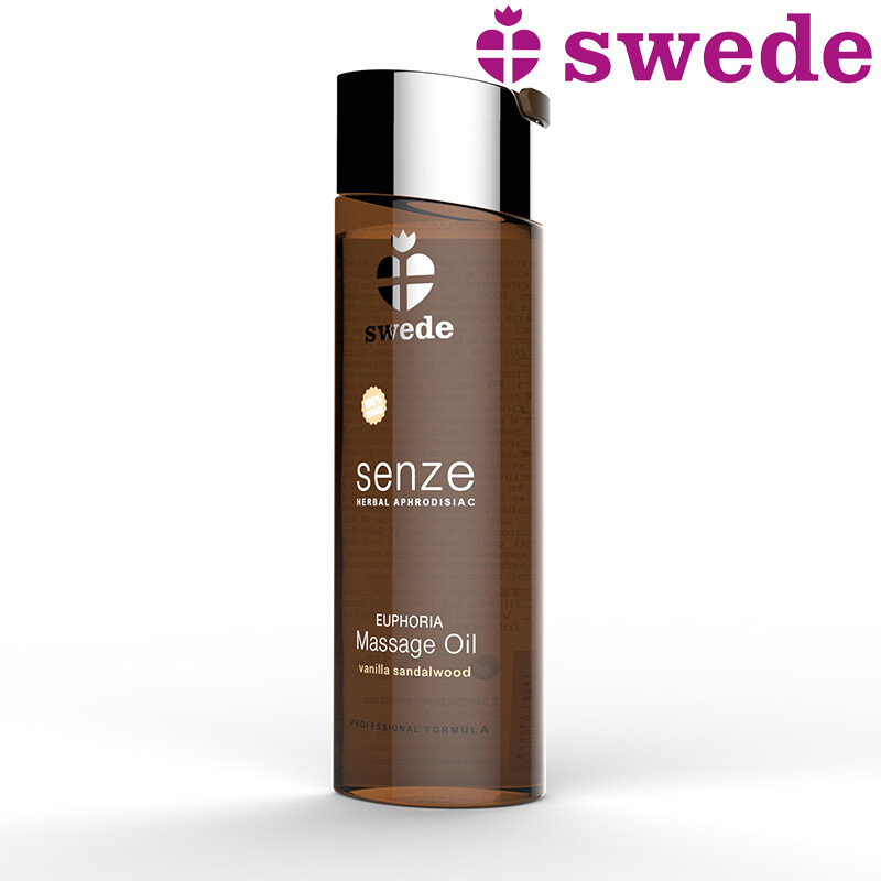 Aceite Para Masaje Euforia - 150Ml En Oferta Swede - Senze Massage Oil Vanilla Sandalwood Vegan Olio Massaggio Vegano Erbe
