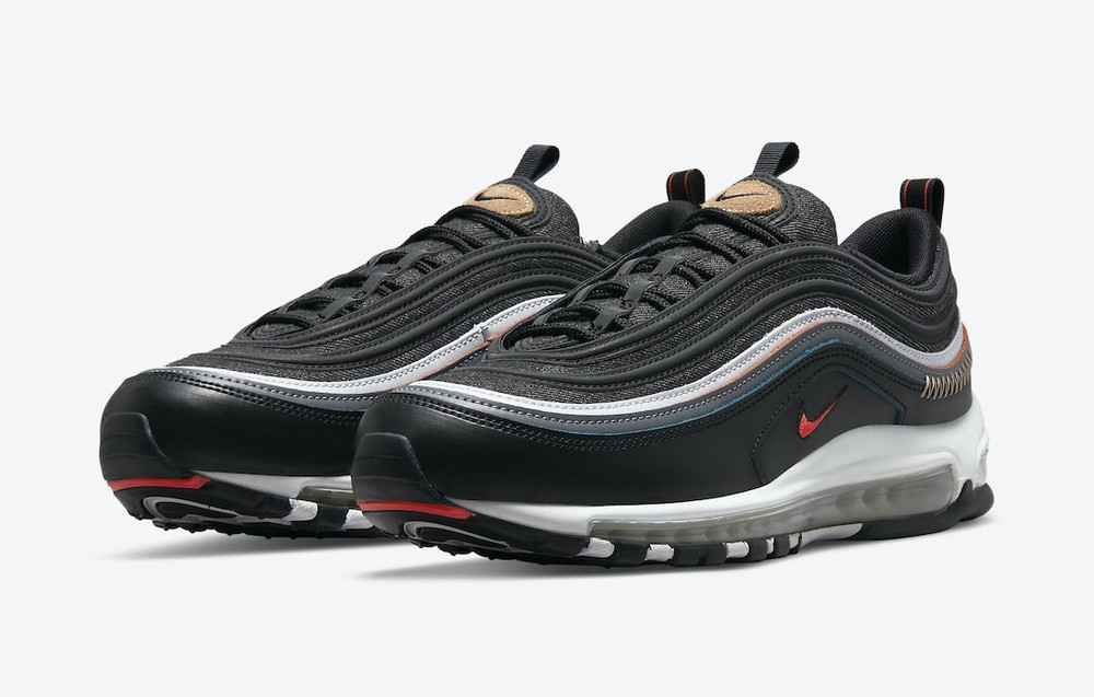 Nike Air Max 97 SE Alter & Reveal Black Bright Crimson Red DO6109-001 Size 7 Men