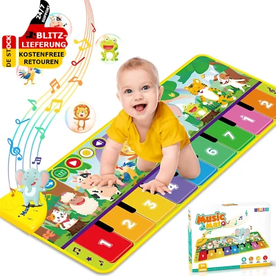 WEARXI Baby Spielzeug Ab 1 Jahr Musikmatte Kinderspielzeug Geschenk Klaviermatte