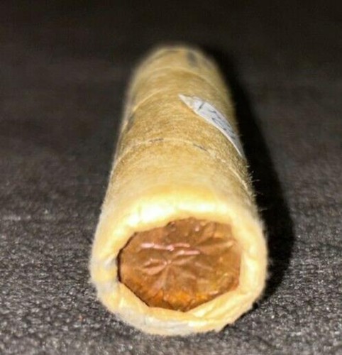 Rollo de máquina de banco Canadian Penny TD 1964 papel marrón lote A - Imagen 2 de 3