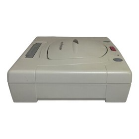 Sega Saturn White Console HST-3220 W/Box,AVcables /JAPAN Tested working