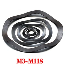 65 Manganese Steel Wave Wavy Spring Crinkle Washers Metric M3 M4 M5 M6 M8 ~ M118
