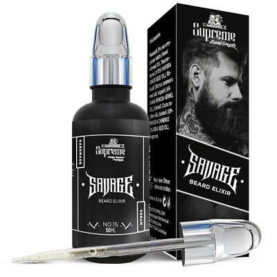 Bartöl Sauvage Bartstoppel Supreme Beard Oil Inspired by Design Fragrance
