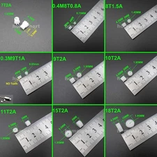 0.3M 0.5M Plastic Spur Gear 1mm 2mm 3mm 7T 8T 9T 10T 11T 12T 13T 14T 15T 16T 18T