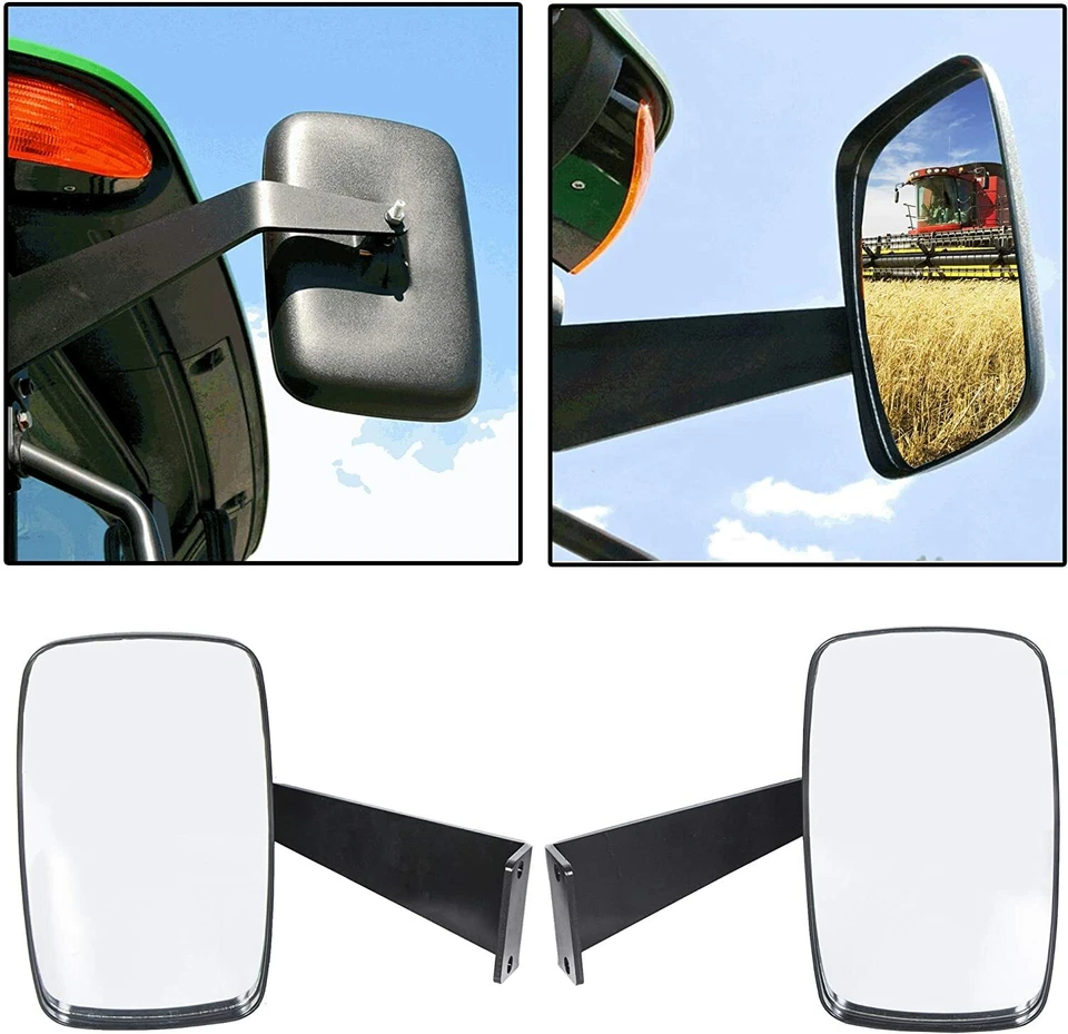For John Deere 5000 6000 Series Utility Tractor Rear View Side Mirrors#DM2455000 - Image 3 of 4