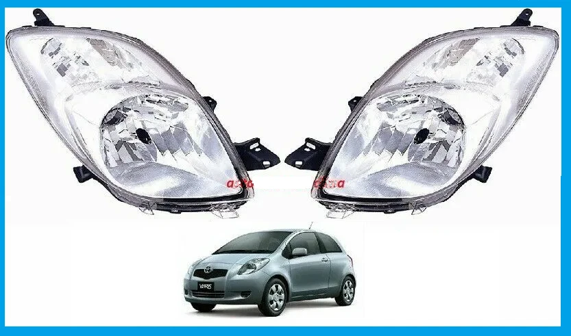 DEPO Coppia Fari Proiettori Anteriore Destro e Sinistro Toyota YARIS da 2006 al 2008