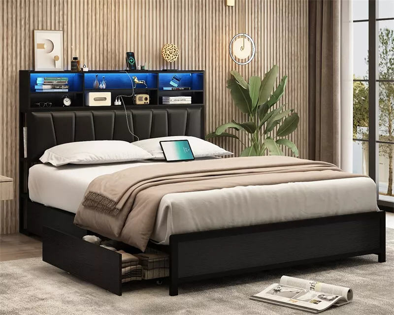 Queen size on sale bed ebay