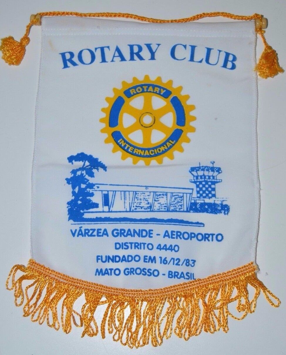 Barra Do Garcas MT Brazil Aguas Quentes Rotary International Club Banner  Flag