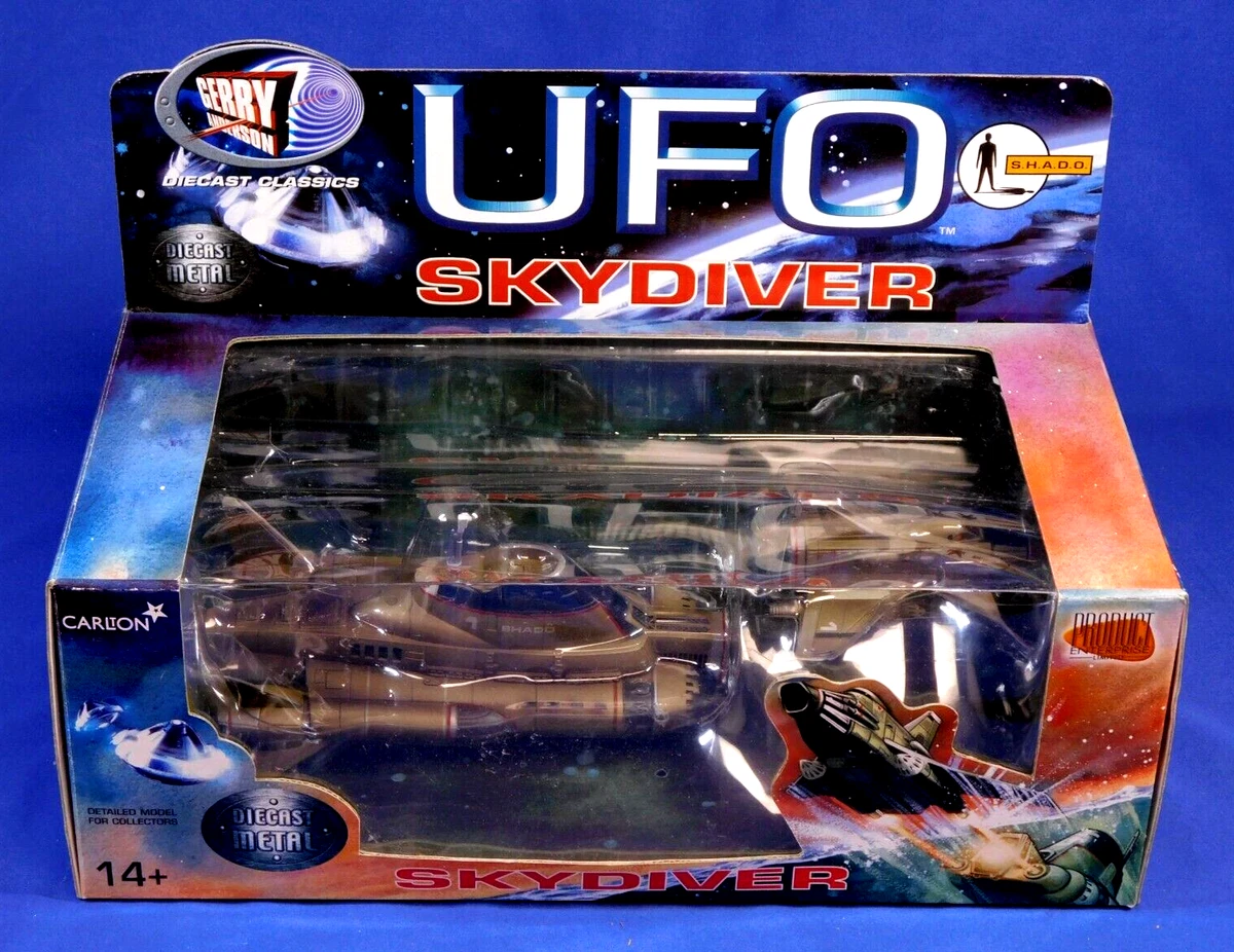 GERRY ANDERSON UFO S.H.A.D.O. SKYDIVER DIECAST PRODUCT ENTERPRISE 