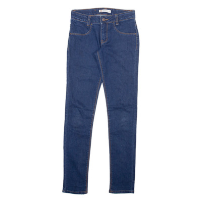 LEVI'S 710 Mädchen Jeans Blau Enganliegend W24 L29
