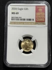 2026 1/10 Oz Gold Eagle G$5 PF69 - Red Book Edition Slab