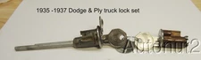 1935 1936 1937 Dodge Plymouth Fargo truck lock set ignition door   Power Wagon
