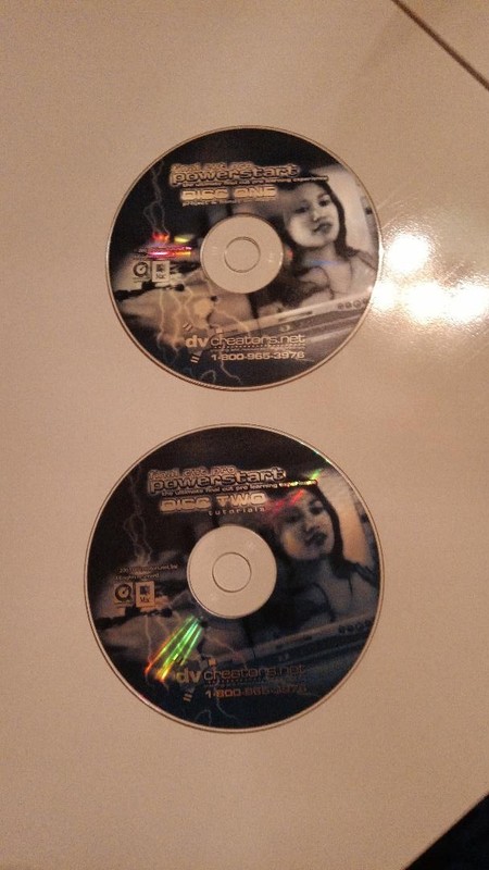 VINTAGE-Mac Powerstart Final Cut Pro-2003-discs  one & two