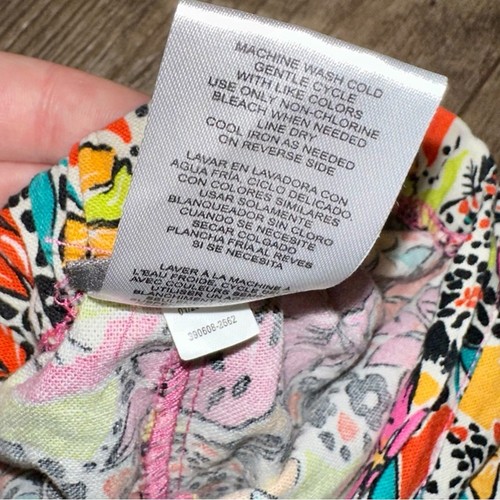 Vince Camuto Girls Linen Blend Tropical Tiger Floral Shorts - Picture 7 of 13