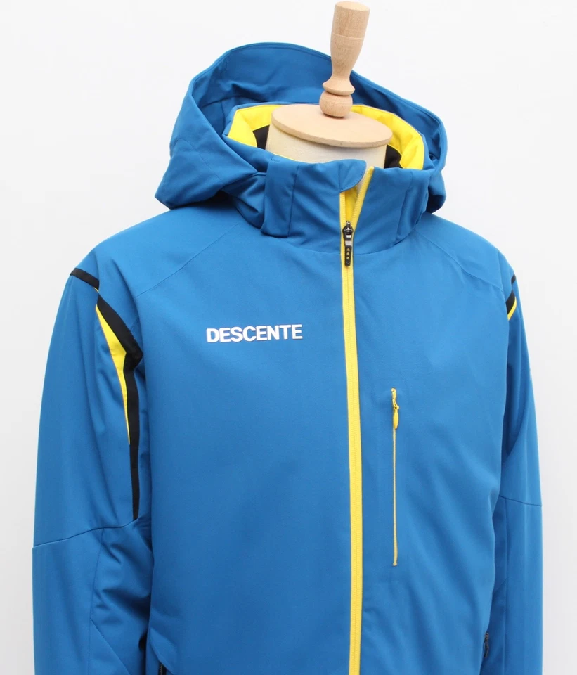 Men's DESCENTE Mason Insulated Ski Jacket Hooded Size 52, L - Image 3 of 4