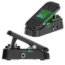 Mini Volume Wah Pedal for Electric Guitar, Pure Analog Wah Effect with Acti...