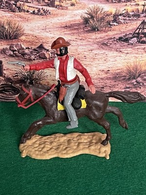 Vintage Timpo Toys Wild West Mounted Cowboy - Made In Great Britain