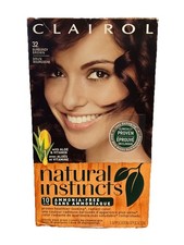 Clairol Natural Instincts Demi-Permanent  32 Burgundy Brown / Egyptian Plum