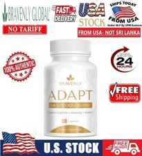 Bravenly Global Adapt Mushroom Blend 60 Capsules - New / Sealed! Exp 4/2027 🔥