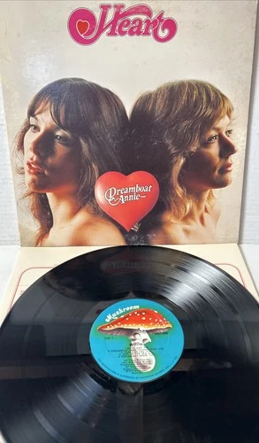 Heart Dreamboat Annie Vinyl LP Mushroom Records 1976 Orig Press MRS-5005 *EX/VG*