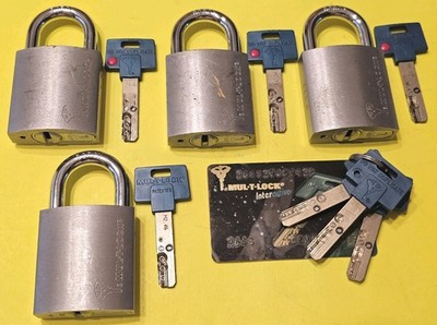 MUL T LOCK HIGH SECURITY PADLOCK LOCKSPORT LOCKSMITH HASP GATE TRUCK LOCK LOT 